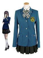 Persona 5 Togo Rahifumi Animé japonaise de Persona pour femme Coton polyester en tissu uniforme Manteaux Mini-Jupe Déguisements Halloween