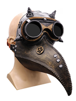 Peste docteur oiseau masque long nez bec Steampunk Halloween Costume accessoires