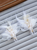 Pince à cheveux plumes coiffes de mariage accessoires de cheveux de mariée 1 pièce