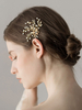 Épingle à cheveux de mariage or perles perles chapeaux accessoires de cheveux de mariée