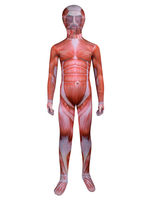 Plein corps Cosplay Costumes Déguisements Halloween multicolore unisexe lycra Kids