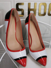 Plus la taille des talons hauts pour les femmes bout pointu talon aiguille mode blanc sexy talons hauts