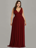 Plus Size Robes de mariée Une ligne V cou étage longueur Zipper satin mat robes de soirée