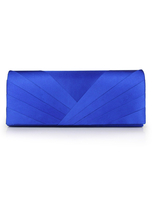 Pochette mariage 2021 Sac à main de mariée en satin plissé