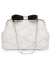 Pochettes du soir Noeuds Illustration Perle Kiss Serrure Fermeture Chic Sacs à main pour occasions spéciales