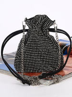 Pochettes Du Soir Sacs À Main En Strass Perles Sacs À Main Pour Femmes Sac À Seau Chaîne Sangle Occasion Spéciale Accessoires