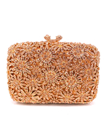 Pochettes du soir strass découpé sac à main de mariée fermeture magnétique fermeture par gelée