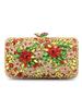 Pochettes du soir strass découpé étoiles imprimer sac de mariage fermeture magnétique à pression