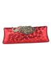 Pochettes du soir Strass Imprimé Animal Faux Cuir Clapet Fermeture Chic Sacs à Main Occasion Spéciale
