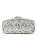 Pochettes du soir strass strass géométrique fermeture magnétique fermeture éclair sac à main de mariage