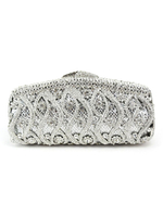 Pochettes du soir strass strass géométrique fermeture magnétique fermeture éclair sac à main de mariage
