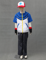 Pocket Monstre Pokemon 2021 Go Ash Ketchum Cosplay Costume Enfant Toussaint Déguisements Halloween