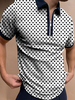 Polo Chemise Hommes à manches courtes à glissière de fermeture Poids