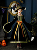 Polyester Fibre Tea Party Manches Longues Polyester Robe Gothique Noir Enfants Lolita Robes