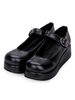 Pompes Lolita classiques plate-forme bout rond Synthétique chaussures Lolita