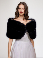 Poncho cape noir pour femme