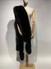 Poncho cape noir pour femme