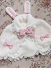 Poncho Lolita doux en polyester blanc avec nœuds en dentelle et vêtements dextérieur Lolita dautomne