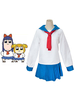 Pop équipe épique Popuko Pipimi Déguisements Halloween Cosplay Costume Fille Décole Uniforme