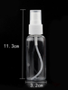 Portable Petit Transparent En Plastique Vide Bouteille De Pulvérisation Mini Parfum Bouteille Cosmétiques En Bouteille De Toner