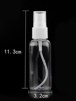 Portable Petit Transparent En Plastique Vide Bouteille De Pulvérisation Mini Parfum Bouteille Cosmétiques En Bouteille De Toner