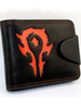 Portefeuille WOW en cuir noir de World Of Warcraft Déguisements Halloween
