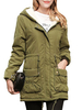 POXE POFFER POCKES KHAKI POCHEAUX COLLIER DE TUMPER MANCHE À ZIEN PERSONNES HANDES CASSANT HIVER VÊTEMENTS