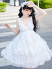 Pred Sweet Lolita Robe Polyester Robe de cavalier Sweet Sweet Sweet
