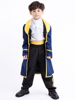 Prince Costume Garçon Cosplay Enfants Haut Pantalon Déguisements Halloween