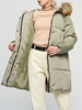 Puffer manteaux Hunter Green Capuche à capuche à capuche à capuche à manches longues occasionnelles Vêtements d\