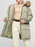 Puffer manteaux Hunter Green Capuche à capuche à capuche à capuche à manches longues occasionnelles Vêtements d\