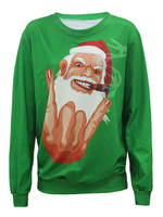 Pull De Noël Sweat Laid Tops Noël