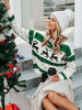 Pulls Femmes Col Rond Manches Longues Top Noël En Polyester