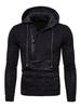Pulls Hommes Tricots À Capuche Hiver Noir