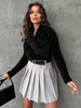 Pulls pour femmes en fausse fourrure rouge col en V manches longues pulls en fausse fourrure