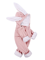Pyjama Bébé Kigurumi Lapin Rose Carnaval Enfant Vêtements En Coton Déguisements Halloween Cadeaux Noël