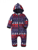 Pyjama de Famille Enfants Noël 2021 Violet Imprimé Motif Combinaisons Déguisements Noël
