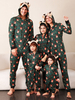 Pyjama De Famille Noël Combinaison À Motif De Noël Enfant Bébé Adulte