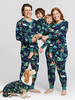 Pyjama de Noël familial assorti pour femme homme garçon fille motif de Noël pantalon haut