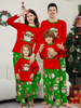 Pyjama de Noël Père Noël Enfant Femme Homme Pull Moche En Rouge Et Vert