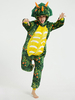 Pyjama Dinosaure Kigurumi Pour Costumes Kigurumi En Polyester Vert Adulte