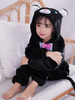 Pyjama enfant Kigurumi Carnaval chat noir Halloween Cosplay Costume Carnaval