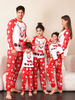 Pyjama Ensemble De Noël Familial Adultes Enfants Motif De Noël Top Pantalon