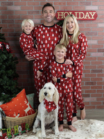 Pyjama Ensemble De Noël Famille Enfant Adulte Carreaux Motif De Noël Top Pantalon