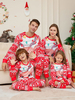 Pyjama Familial Noël Ensemble Manches Longues Enfants Adultes