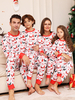 Pyjama Familial Noël Ensemble Manches Longues Enfants Adultes