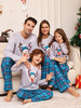 Pyjama Familial Noël Ensemble Manches Longues Enfants Adultes