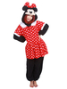 Pyjama Kigurumi Carnaval Mickey Mouse Onesie Red Flannel vêtements de nuit pour les adultes Déguisements Halloween