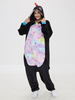 Pyjama Kigurumi Carnaval Onesie Dinosaur Starlet Black Flannel Jumpsuit Kigurumi Carnaval Costume Carnavals Déguisements Halloween