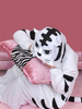 Pyjama Kigurumi Carnaval Tiger Onesie blanc flanelle animaux vêtements de nuit pour les femmes Déguisements Halloween